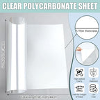 Beeveer Polycarbonate Clear Plastic Sheet 1 Pcs 36" x 96" Flexible Plastic - Image 2