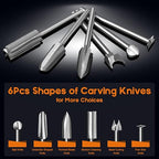 Wood Carving Drill Bits Set Compatible - Image 2