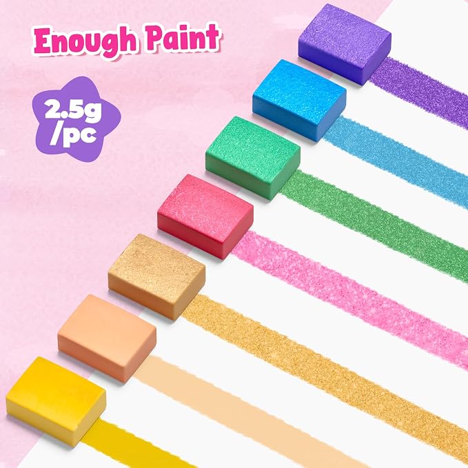 JoyCat Paint with Water Coloring Books & Shimmer Art | Princess Art & Craft - Image 9