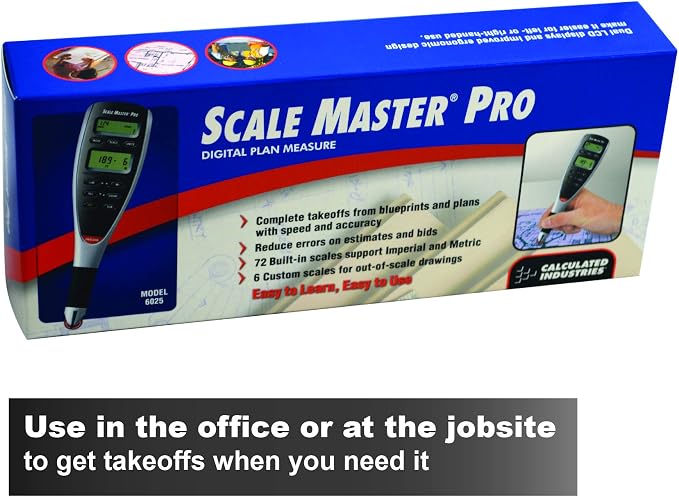 Calculated Industries Scale Master Pro 7.3-Inch Digital Plan Measure | 72 - Image 9