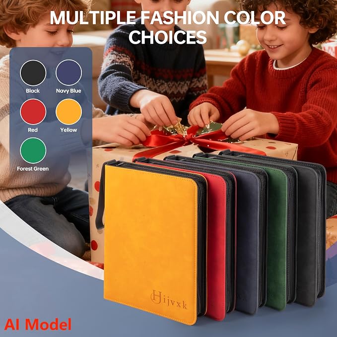 9 Pocket Card Binder, 720 Double Sided Pocket PU Card Binder, Matte Finish - Image 8