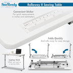 Sew Ready Portable Sewing Table, Computer or Office Desk - Image 5