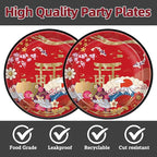 40Pcs Hibachi Party Decorations Hibachi Birthday Plates and Napkins Supplies - Image 3
