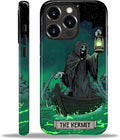 ZHEGAILIAN Case for iPhone 13 Pro, The Hermit Night Skull Durable Shockproof by Home