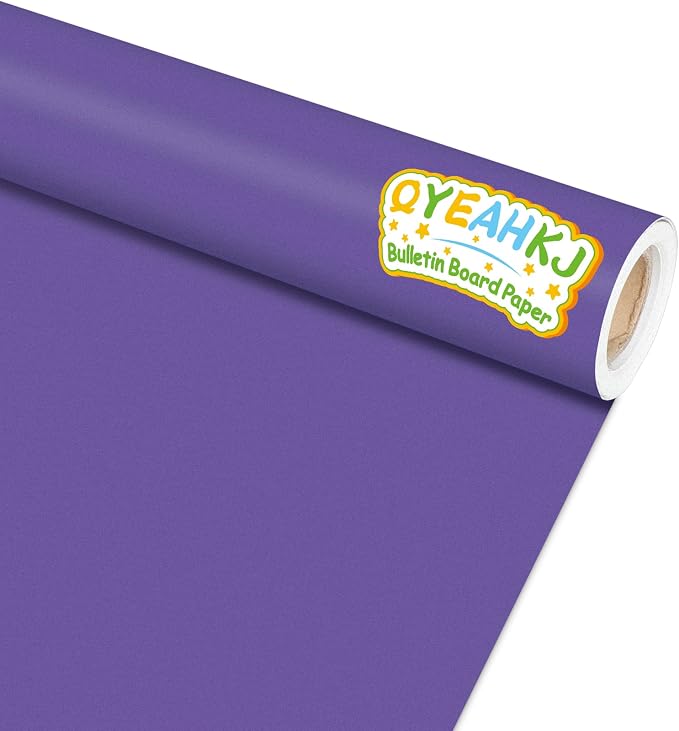 Ultra Purple Bulletin Board Paper Roll Purple Bulletin Board Background Paper by Qyeahkj