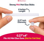 Mini Hot Glue Gun Sticks, 200 Pack - Image 2
