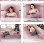 Victostar Pregnancy Pillow, 57 inches U Shaped Maternity Pillow - Image 5