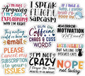 MAIANEY | Funny Sarcastic Sticker Pack – 10PCS 3 Inch Vinyl Waterproof Decals by Maianey