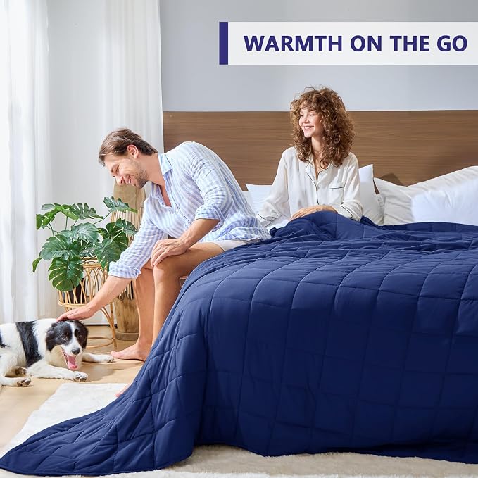 yescool Weighted Blanket for Adults Cooling Heavy Blanket for Sleeping Perfect - Image 4