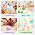 Sooez Extra Long Glue Tape for Scrapbooking, Adhesive Scrapbook Glue Runner for - Image 7