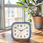 Tinload 4.3" Vintage Retro Analog Alarm Clock, Super Silent Non Ticking Clock - Image 8