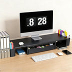 Spacrea Metal Desk Organizers and Accessories, Dual Monitor Stand Riser - Image 2