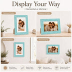 Solid Wood 5x7 Picture Frame Beaded Frame - Image 6