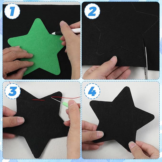 Ymapinc 10PCS Felt Fabric Sheets - Image 3
