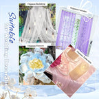 VACVELT Royal Blue Sheer Organza Fabric by The Yard 60" Wide | Semi-Transparent - Image 5