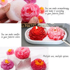 EuTengHao Peony Silicone Mold Set Flower Silicone Casting Mold Rose Resin Mold - Image 6