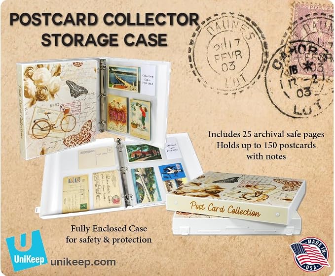 UniKeep Postcard Collector Storage Case - Image 2