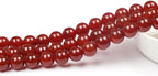 MJDCB Natural Stone Bead Red Cornelian Gemstone Loose Beads - Image 3