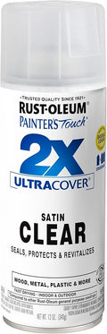 Rust-Oleum Painter's Touch 2X Ultra Cover Spray Paint, Satin Clear | Indoor and by Rust-Oleum