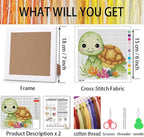 VIGEGU Turtle Cross Stitch Kits - Image 3