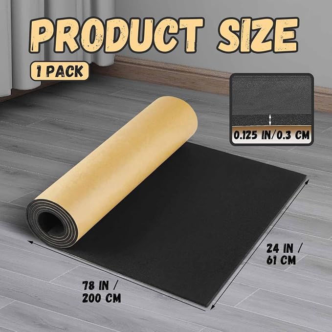 Pangda 1 Piece 78 x 24 x 1/8 Inch Extra Large Marine Foam Roll Closed Cell - Image 2