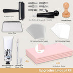 Linocut Kit for Beginners Stamp Making Set - Image 2