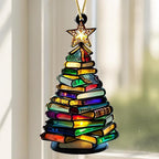 Sensemory Book Christmas Ornament 2025 Faux Stained Glass, Tree Decor Ornaments - Image 9