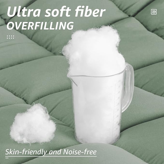 HYLEORY All Season California King Size Bed Comforter - Image 3