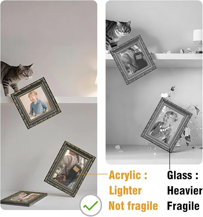 8×8 Picture Frame Gold - Image 4