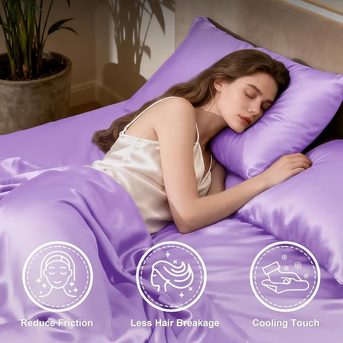 Love's cabin Satin Queen Sheets Set - Image 3