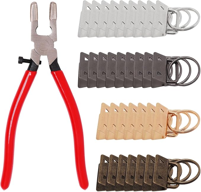 Key Fob Hardware Set, Key Lanyard, Keychain Making Kit Crafts DIY Supplies by GDFYMIImproveLifeHappyLife