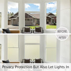 HIDBEA Frosted Window Privacy Film Heat Control UV Blocking, Static Cling - Image 3