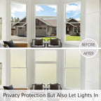 HIDBEA Frosted Window Privacy Film Heat Control UV Blocking, Static Cling - Image 3