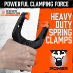 HORUSDY 4-Pack Spring Clamps Heavy Duty, 7-inch Large Plastic Clamps - Image 6