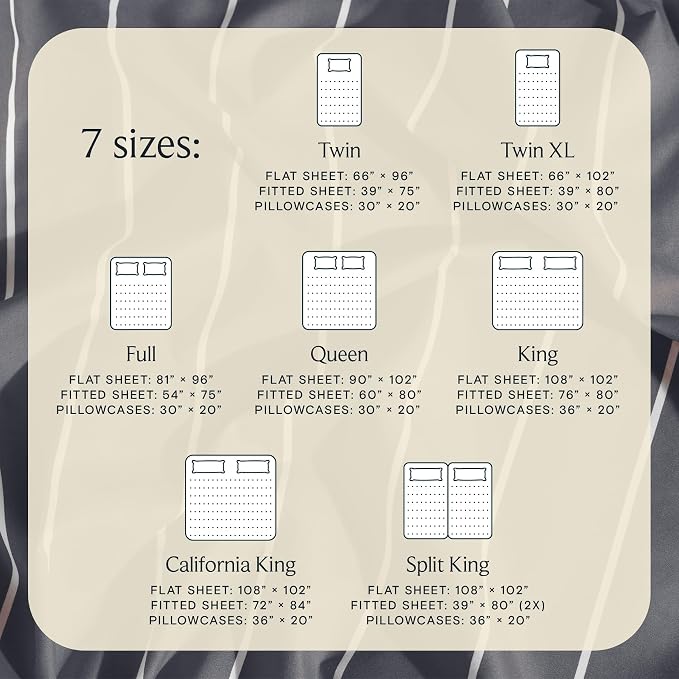 LuxClub 4 PC Cal King Size Sheet Set, Breathable Luxury Bed Sheets, Deep - Image 7