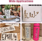 Tintnut Leopard Permanent Vinyl 8 Sheets 12"x10" Permanent Adhesive Vinyl | - Image 4