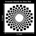 40 Pieces Geometric Stencils Painting Templates - Image 3