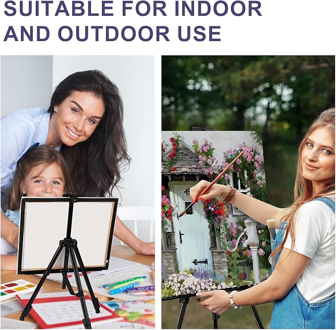 AROIC10 Pack Painting Display Easel Stand Portable Adjustable Metal Tripod - Image 7