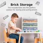 IRIS USA Fits 12" x 12" Paper, 3-Tier Desk Top Storage Unit - Image 7