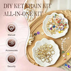 BORUTO 514Pcs Keychain Making Kit, Jewelry Making kit - Image 4
