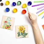 Blisstime 50PCS 4x4 Inch Wood Squares Unfinished Square Wood Pieces - Image 5