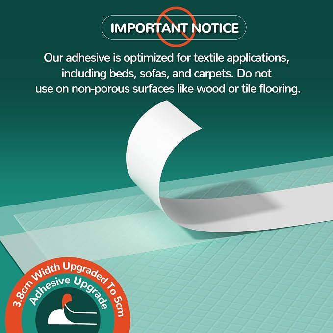 MILDPLUS Bed Pads with Adhesive Strips 30''X36'', Kids and Pet - Image 2