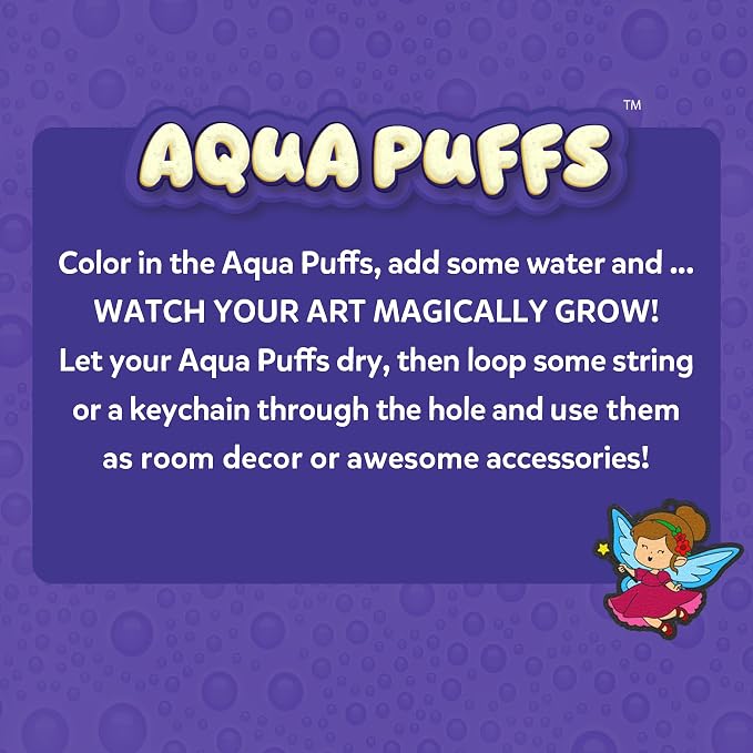 Skillmatics Aqua Puffs 3D Art Kit – Princesses & Unicorns, Mess-Free Toy | - Image 8