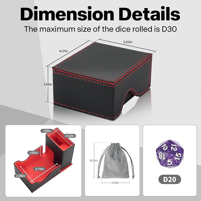 Dice Tower and Tray, Foldable Portable Dice Rolling Tower, Dice Roller Accessory - Image 6