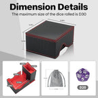 Dice Tower and Tray, Foldable Portable Dice Rolling Tower, Dice Roller Accessory - Image 6