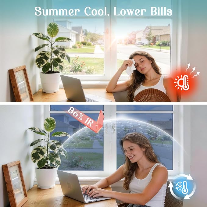 Haton Window Privacy Film One Way Window Tint - Image 4