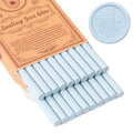 Pale Blue Sealing Wax Sticks, WASOHLING 20Pcs Glue Gun Wax Seal Sticks by WASOHLING