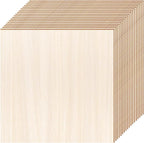 DIYDEC 18 Pack Basswood Sheets 6X 6 x 1/16 Inch Thin Plywood Sheets Unfinished by DIYDEC