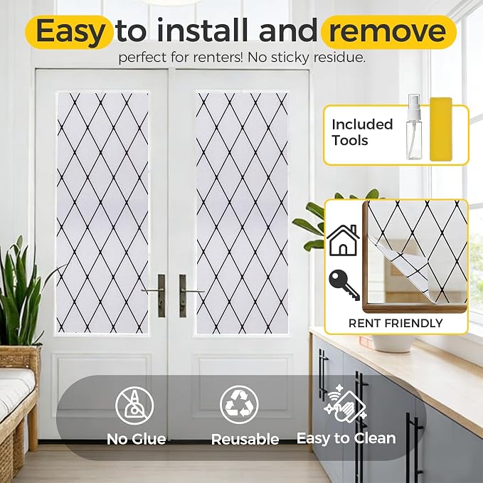OHTMERU Window Privacy Film Decorative - Image 5