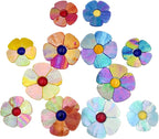Esweny 12 Flower Stained Glass Mosaic Tiles - Image 9